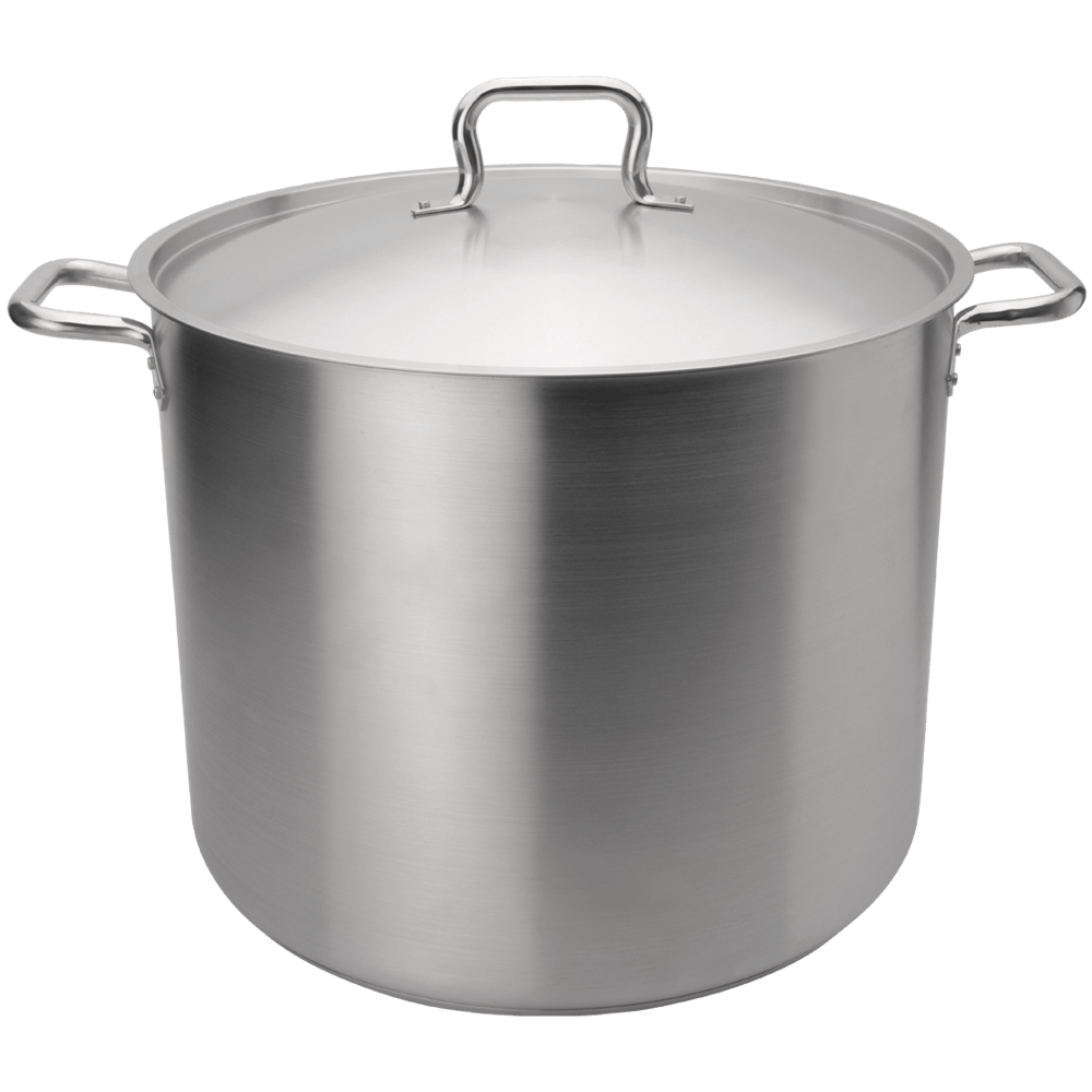 Browne Canada Foodservice Smallwares Each Browne 60 Qt. Elements Stainless Steel Deep Stock Pot - 5733960 | Denson CFE