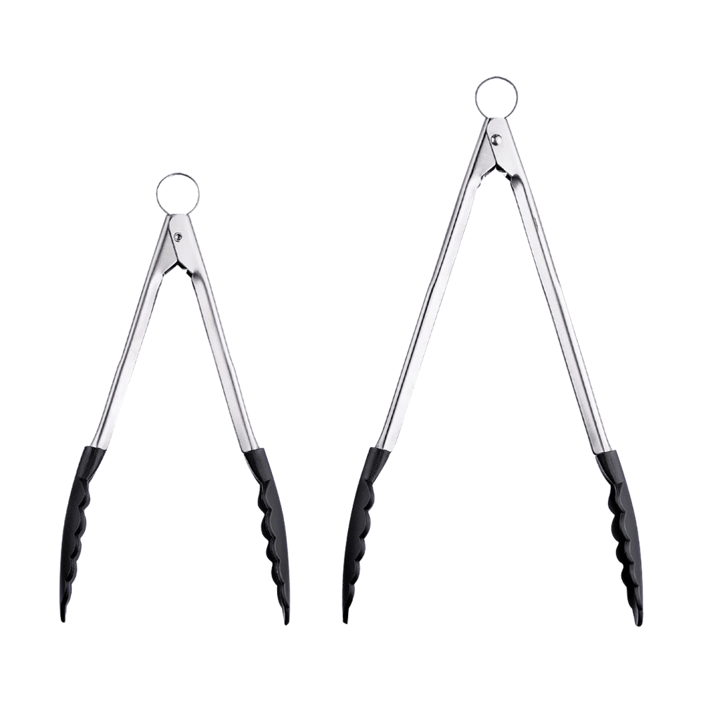 Browne Canada Foodservice Smallwares Each Browne 74708602 CUISIPRO Silicone Tong 9.5 Inch Black | Denson CFE