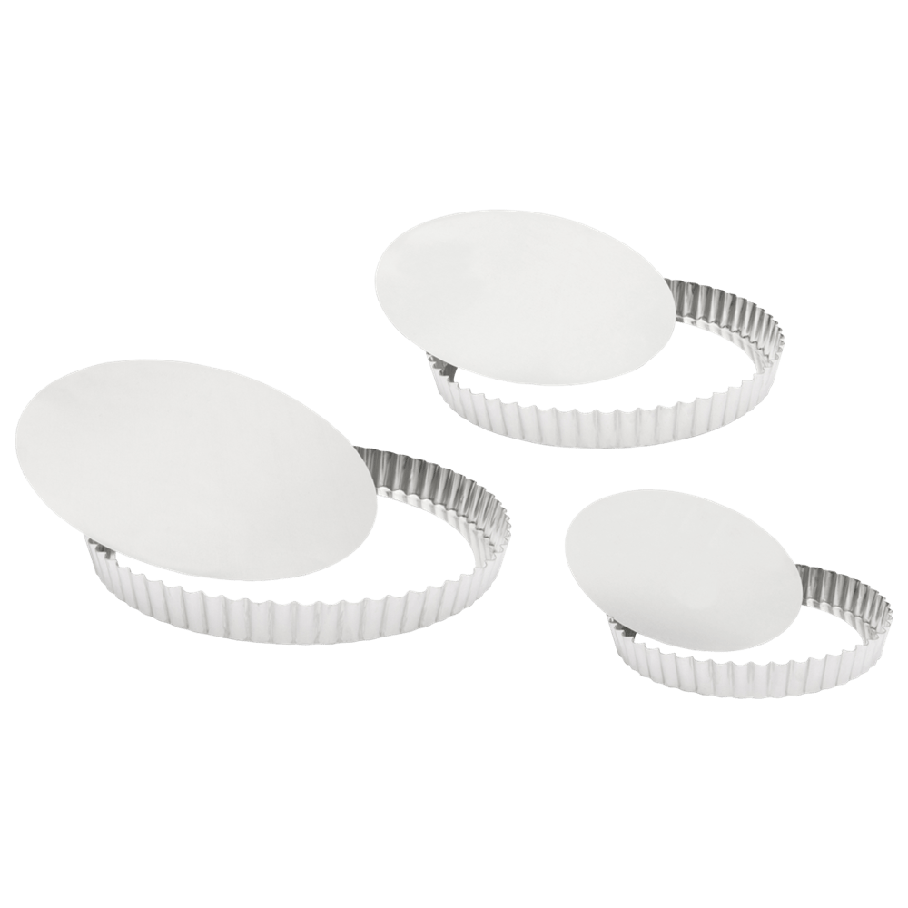 Browne Canada Foodservice Smallwares Each Browne 80126420 GOBEL Quiche Mold LB Fluted Round 20x2.5cm 8x1 Inch Tin | Denson CFE