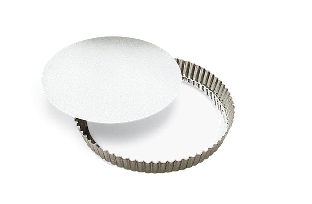 Browne Canada Foodservice Smallwares Each Browne 80126650 GOBEL Quiche Mold LB Fluted Round Medium Deep 12.5x1.4 Inch Tin | Denson CFE