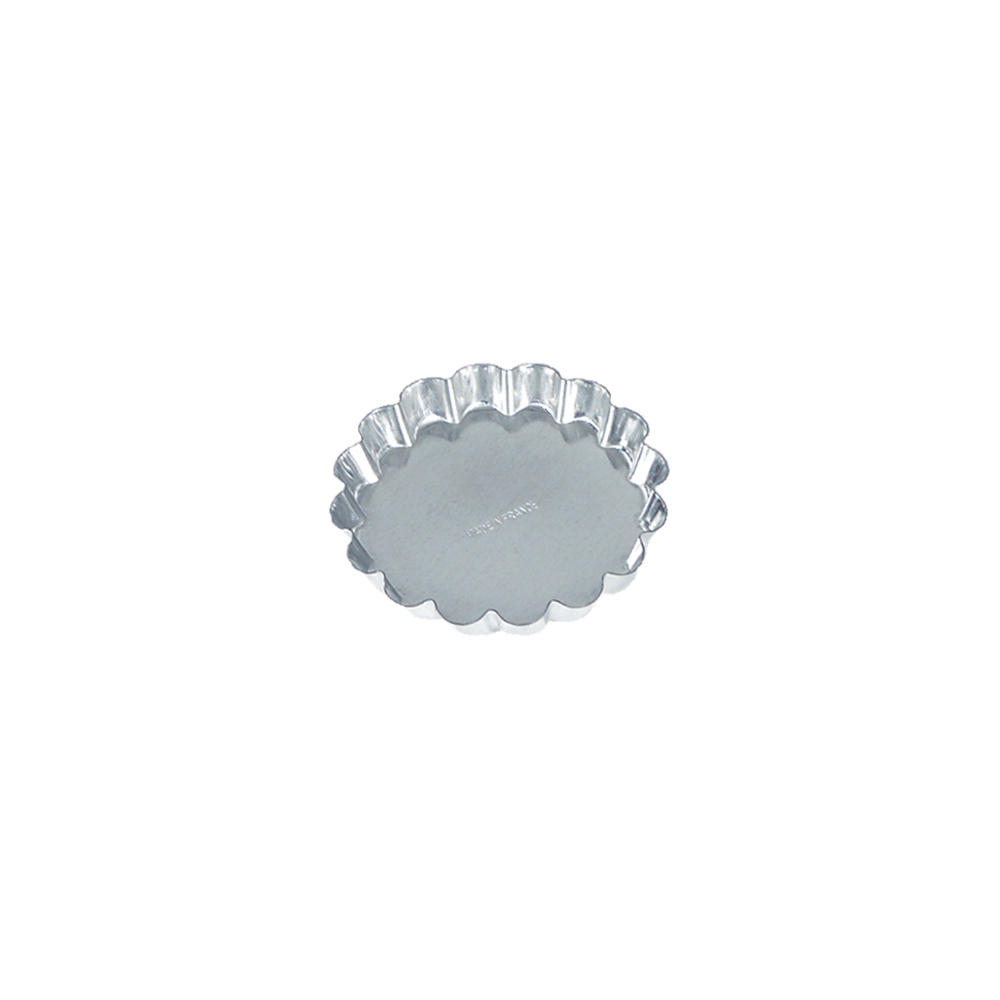 Browne Canada Foodservice Smallwares Each Browne 80193550 GOBEL Tart Mold Fluted Round 8x1.2cm 3.2x0.47 Inch Tin | Denson CFE