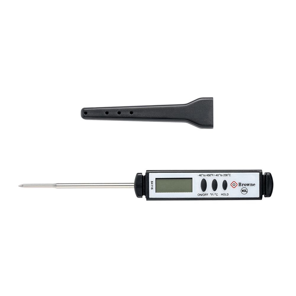 Browne Canada Foodservice Smallwares Each Browne 84116 Thermometer Pocket 9.8 Inch 25 Centimeters Negative 40 to 450 Fahrenheit or Negative 40 to 230 Celsius NSF | Denson CFE