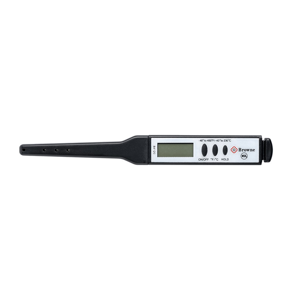 Browne Canada Foodservice Smallwares Each Browne 84120 Thermometer Pocket Thin Tip 6 Inch 15 Centimeters Negative 40 to 450 Fahrenheit or Negative 40 to 230 Celsius | Denson CFE