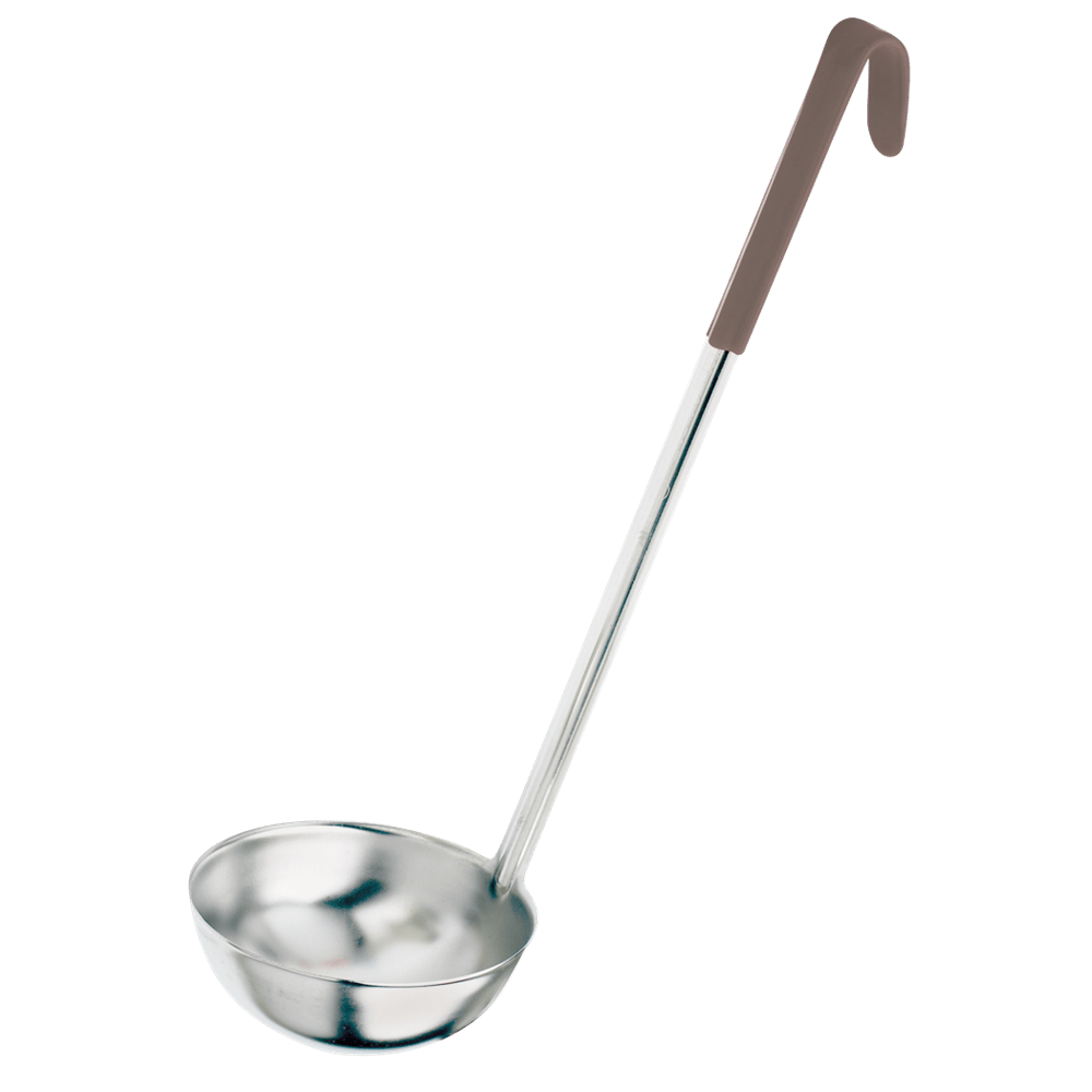 Browne Canada Foodservice Smallwares Each Browne 9944GRY 4 Ounce Ladle with Gray Coated Handle | Denson CFE