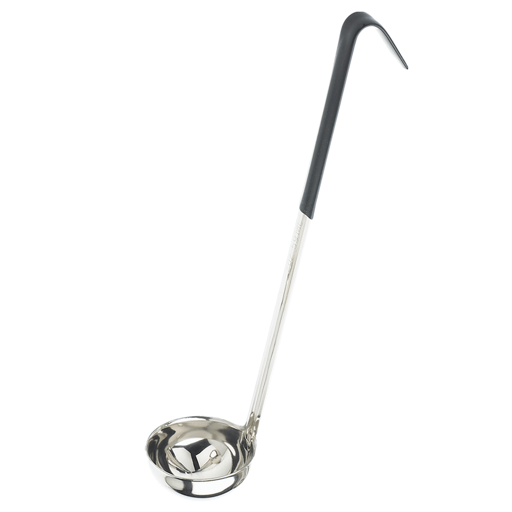 Browne Canada Foodservice Smallwares Each Browne 9948BLK 8 Ounce Ladle with Black Coated Handle | Denson CFE
