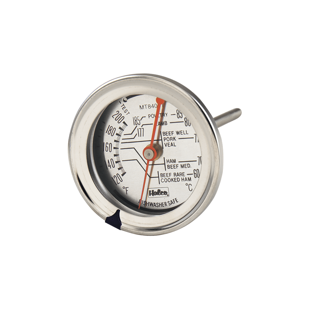Browne Canada Foodservice Smallwares Each Browne MT84001 Dial Meat Thermometer 120 Fahrenheit to 220 Fahrenheit or 60 Celsius to 85 Celsius | Denson CFE