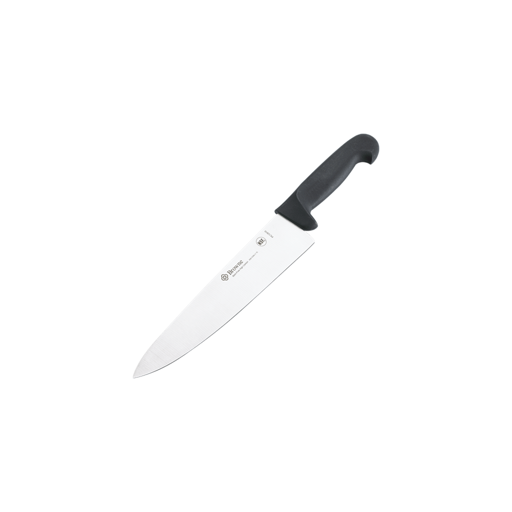 Browne Canada Foodservice Smallwares Each Browne PC1298 8" Cook's Knife with Black Handle - NSF Certified | Denson CFE