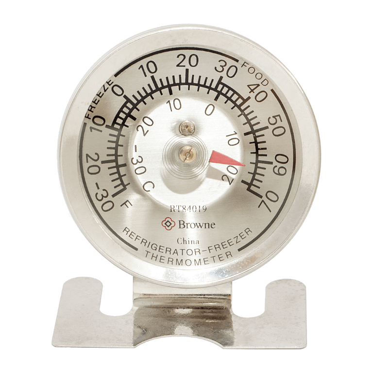 Browne Canada Foodservice Smallwares Each Browne RT84019 Refrigerator Freezer Thermometer Negative 30 Fahrenheit to 70 Fahrenheit or Negative 30 Celsius to 70 Celsius | Denson CFE
