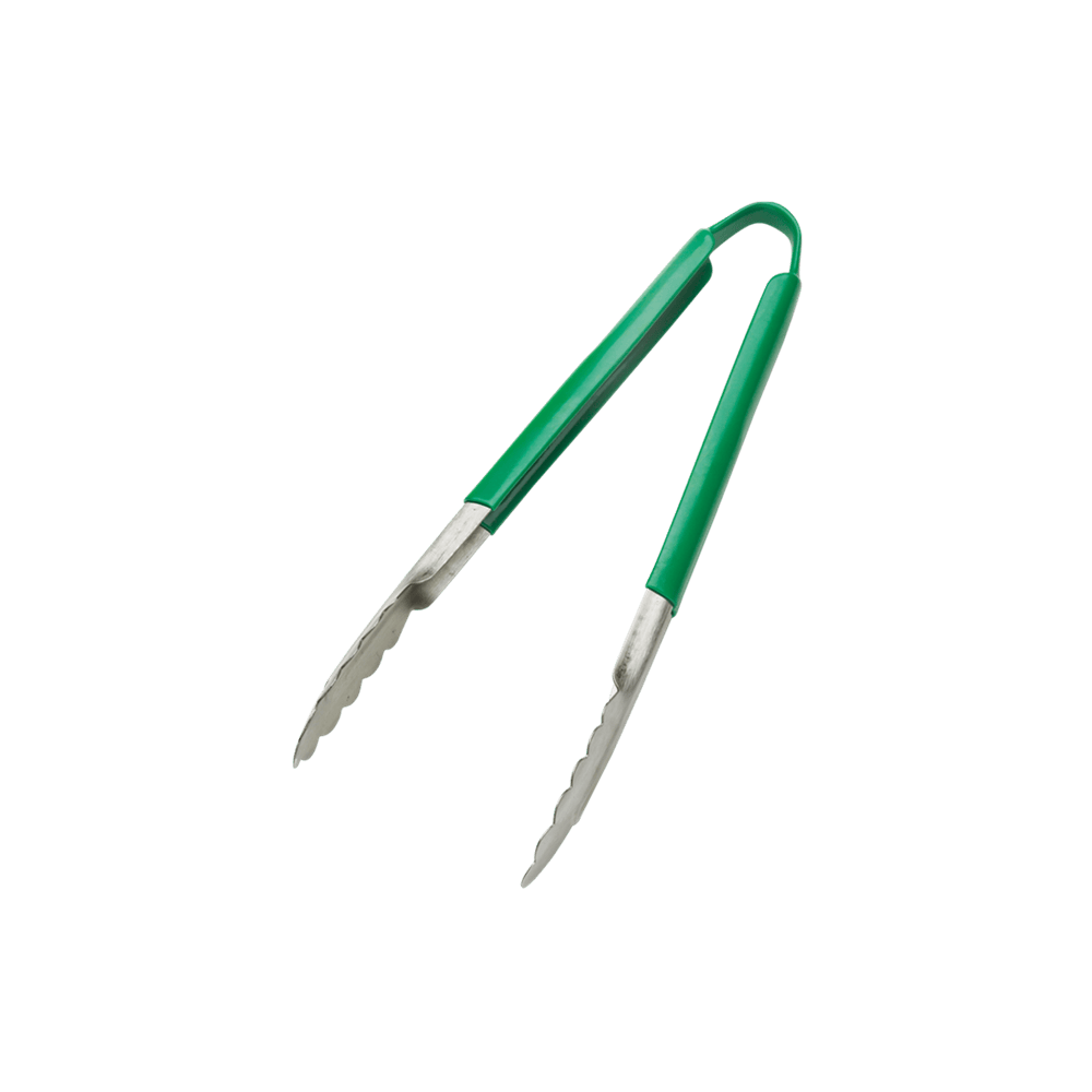Browne Canada Foodservice Smallwares Each / Green Browne 5511GR 9 Inch Tong with Green Coated Handle | Denson CFE