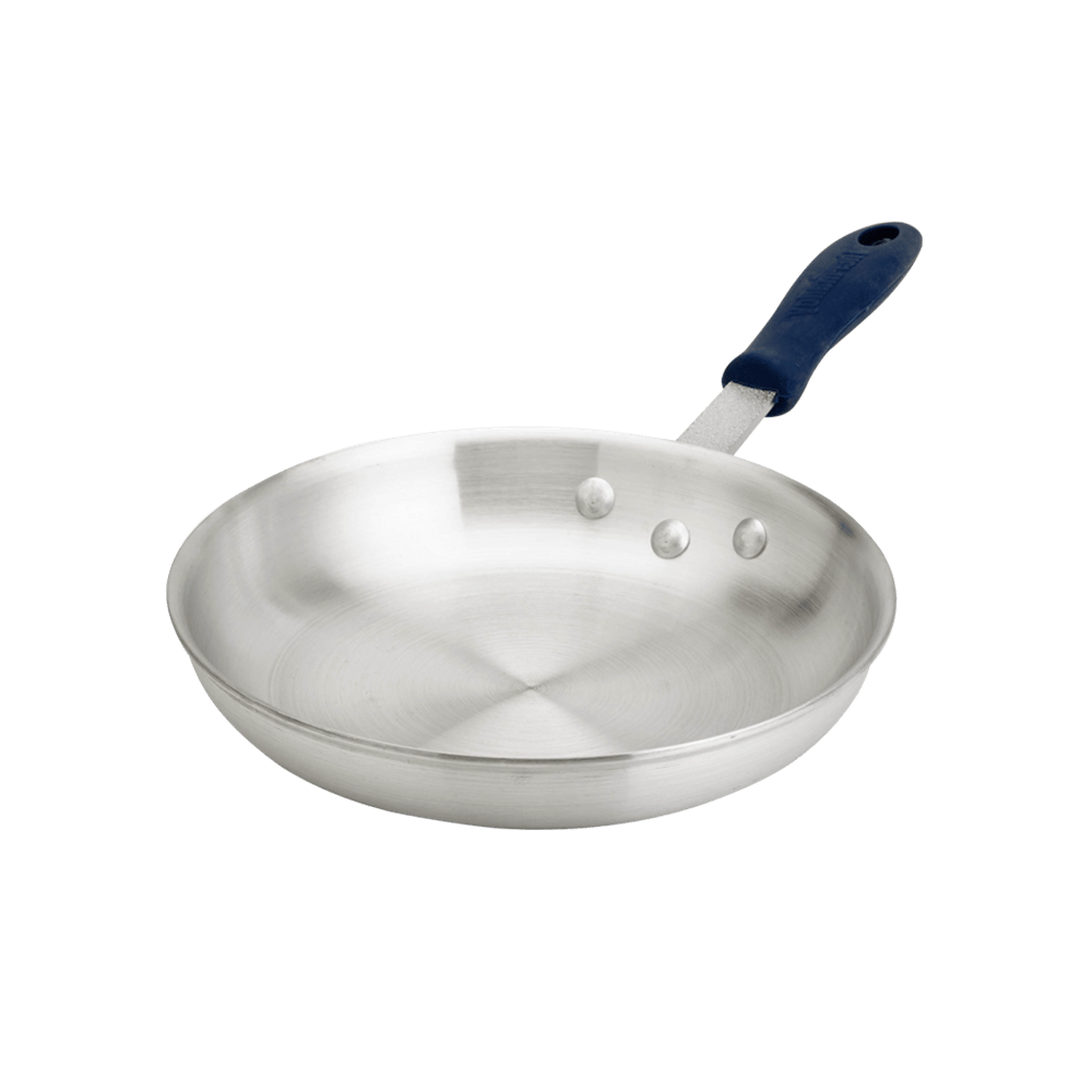 Browne Canada Foodservice Smallwares Each Thermalloy 5814810 – 10" Heavy Duty Aluminum Fry Pan With ThermoGrip Silicone Sleeve | Denson CFE
