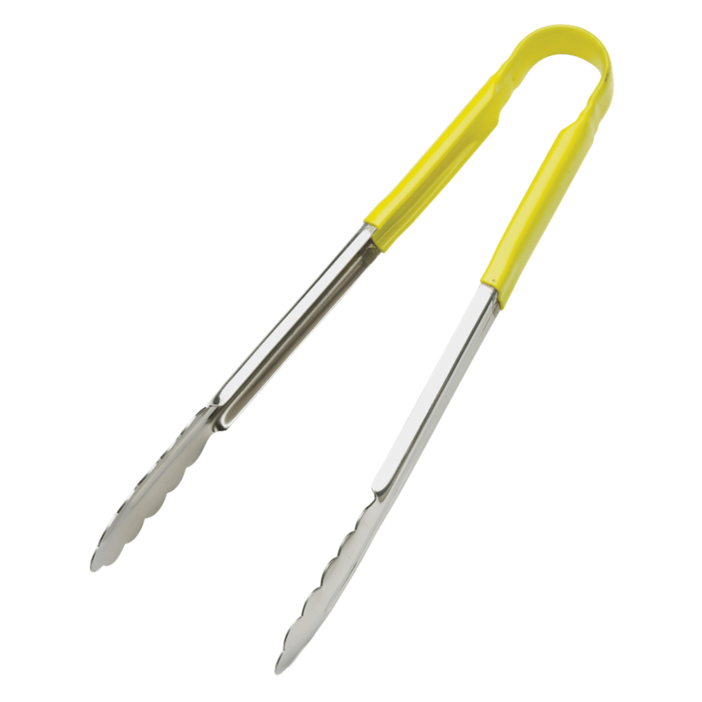 Browne Canada Foodservice Smallwares Each / Yellow Browne 5513YL 16 Inch Tong with Yellow Coated Handle | Denson CFE