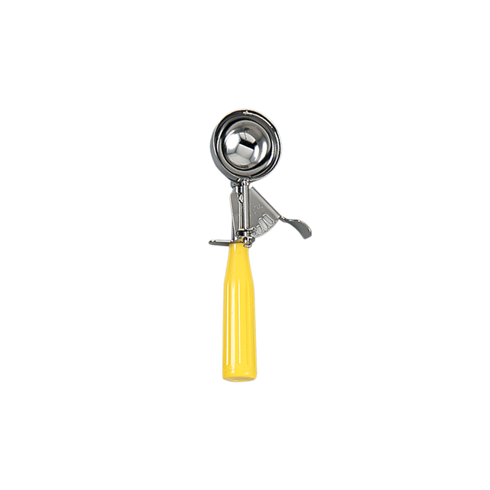 Browne Canada Foodservice Smallwares Each / Yellow Browne 573320 Disher - Size 20, 1.75 oz, Stainless Steel with Yellow Handle | Denson CFE