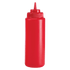 Browne Canada Foodservice Squeeze Bottles Each Browne 57803205 32 Ounce Red Wide Mouth Squeeze Dispenser | Denson CFE
