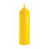 Browne Canada Foodservice Squeeze Bottles Each / Yellow Browne 57802417 24 Ounce Yellow Wide Mouth Squeeze Dispenser | Denson CFE