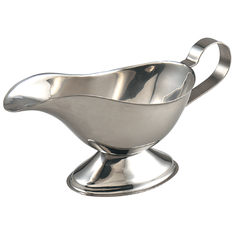 Browne Canada Foodservice Tabletop Each Browne 515061 Gravy Boat 8 Ounce Stainless Steel | Denson CFE