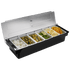 Browne Canada Foodservice Tabletop Each Browne 57483802 6-Compartment Black Condiment Holder | Denson CFE