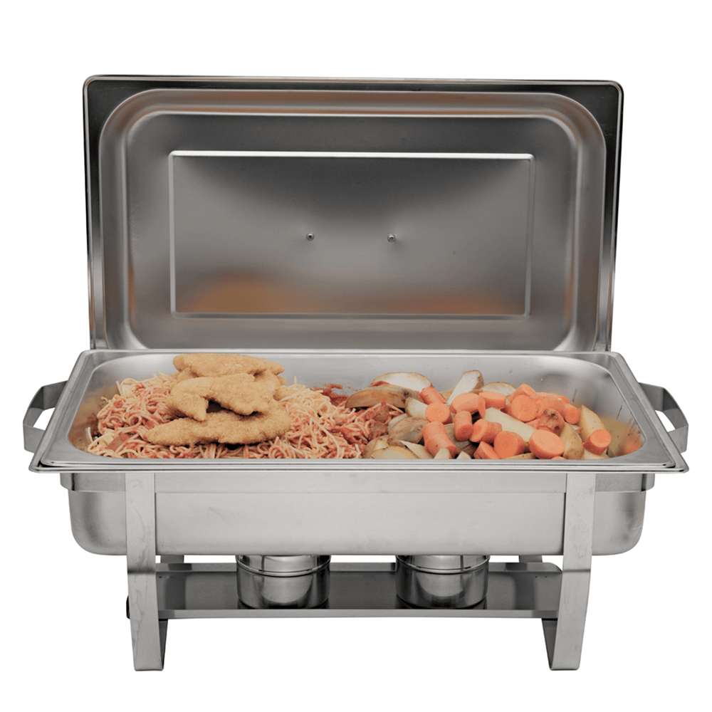 Browne Canada Foodservice Tabletop & Serving Each Browne 575126 9 Qt Full Size Stainless Steel Economy Chafer | Denson CFE