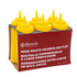Browne Canada Foodservice Tabletop & Serving Set / Yellow Browne 57801717 Wide Mouth Squeeze Bottle 16 Ounce 473 Milliliters Yellow Set of 6 | Denson CFE