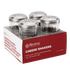 Browne Canada Foodservice Tabletop Set Browne 575233 Cheese Shaker 12oz 355ml Plastic with Stainless Steel Top Set of 4 | Denson CFE