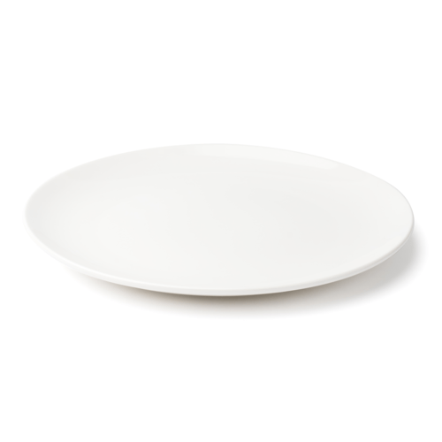 Browne Canada Foodservice Unclassified Dozen Browne 5630166 – FOUNDATION 10" Porcelain White Round Coupe Plate, 1 Dz | Denson CFE