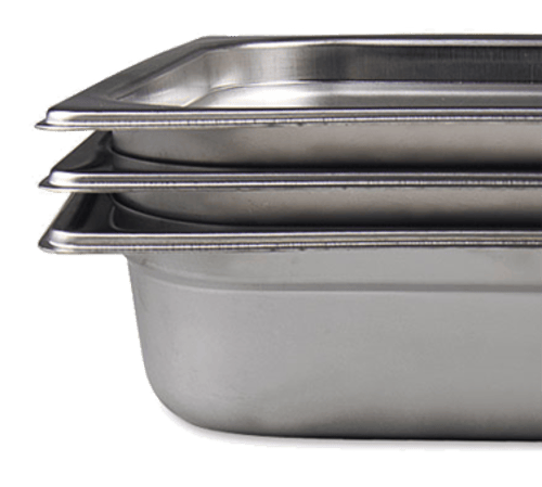 Browne Canada Foodservice Unclassified Each Browne 22242 Steam Table Pan, 1/2 Size Long 4 Qt Stainless Steel NSF Each | Denson CFE