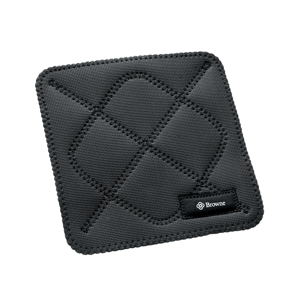 Browne Canada Foodservice Unclassified Each Browne 5436102 Hot Pad FLXaPrene 7x7" Black | Denson CFE