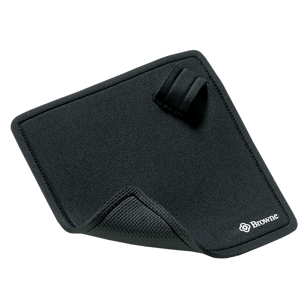 Browne Canada Foodservice Unclassified Each Browne 5437102 Safe Server Hot Pad FLXaPrene 7x7" Black | Denson CFE