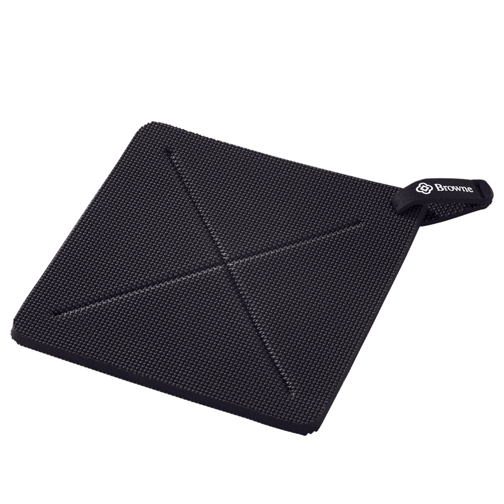 Browne Canada Foodservice Unclassified Each Browne 5442102 ULTRA THICK Hot Pad FLXaPrene 10x10" Black | Denson CFE