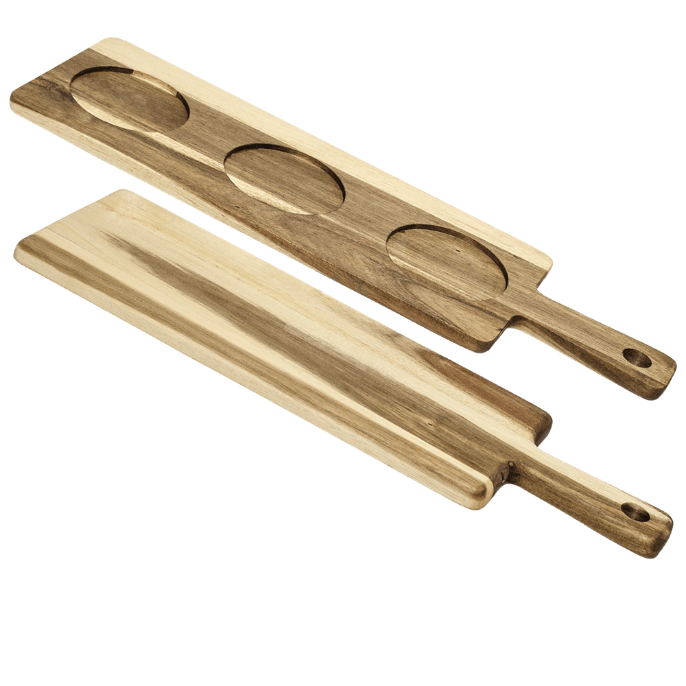 Browne Canada Foodservice Unclassified Each Browne 571643 Flight Serve Board 19 x 5.7 Inch Acacia | Denson CFE