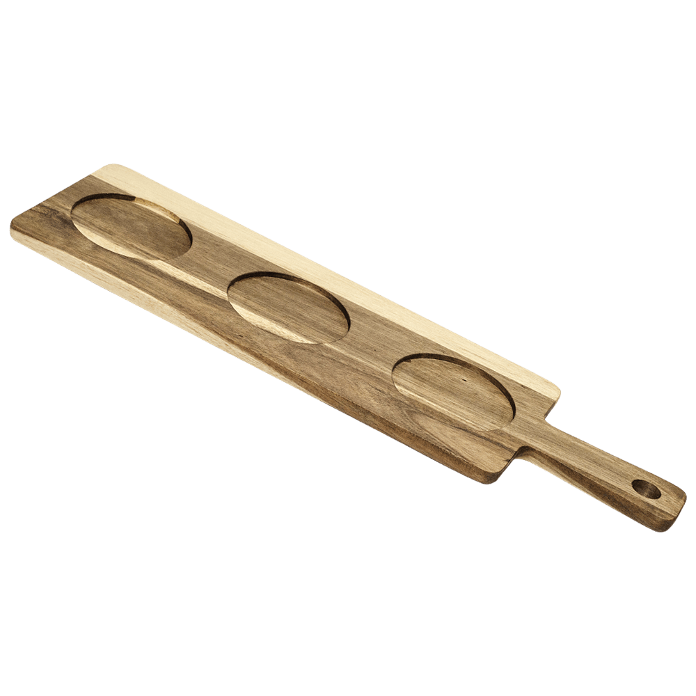 Browne Canada Foodservice Unclassified Each Browne 571643 Flight Serve Board 19 x 5.7 Inch Acacia | Denson CFE