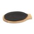 Browne Canada Foodservice Unclassified Each Browne 573706 Wood Underliner For 10" Oval Cast Iron Pan