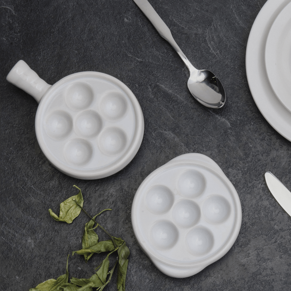 Browne Canada Foodservice Unclassified Each Browne 744041 Snail Plate Ceramic White | Denson CFE