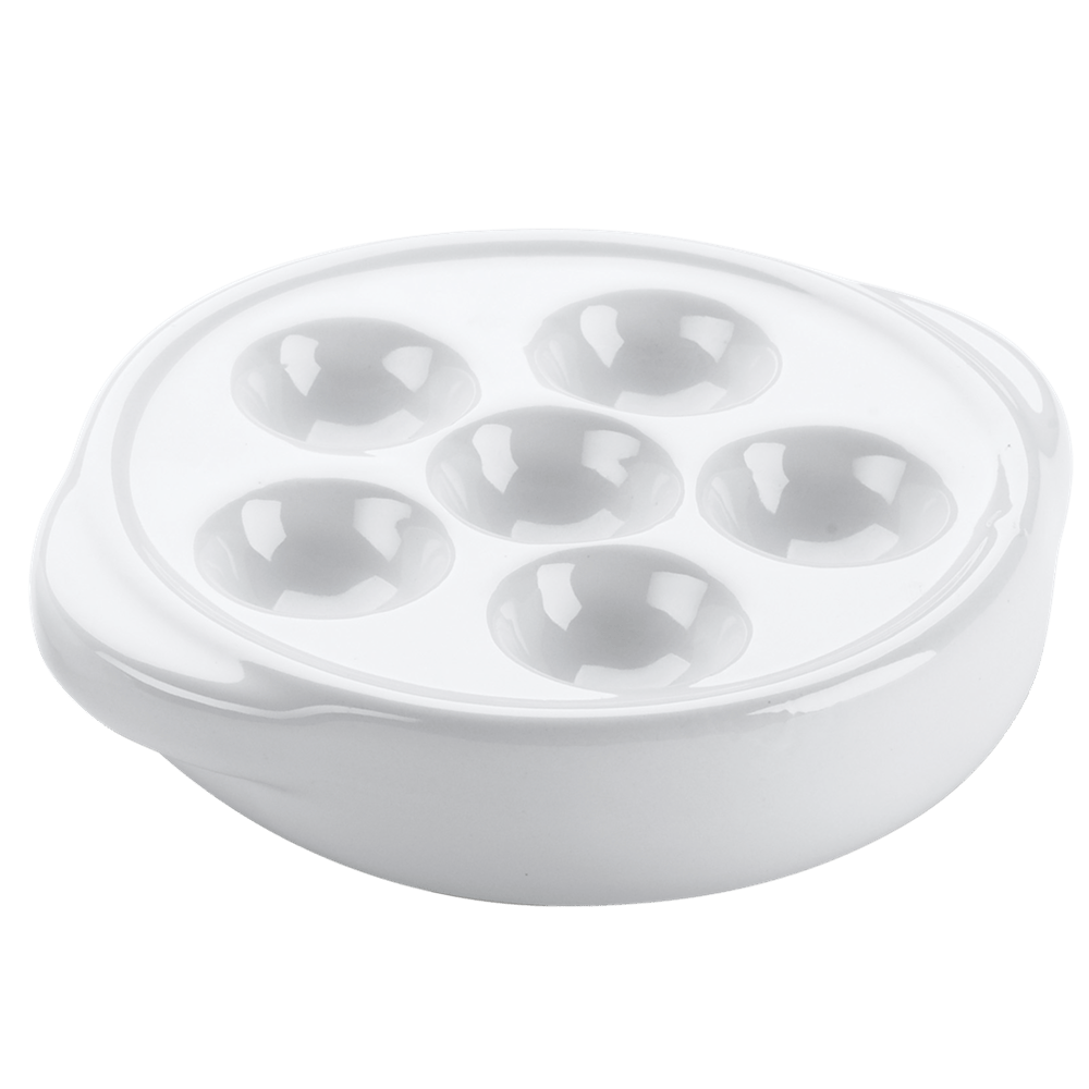 Browne Canada Foodservice Unclassified Each Browne 744041 Snail Plate Ceramic White | Denson CFE