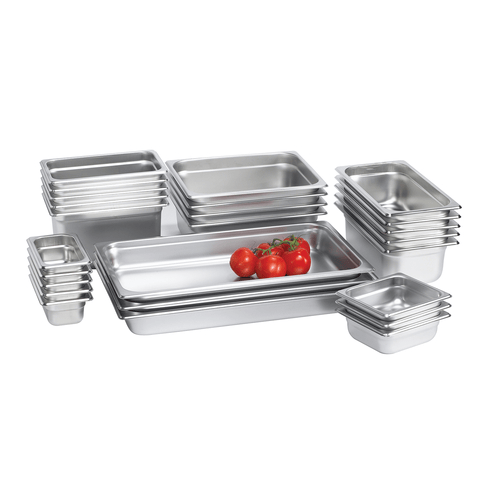 Browne Canada Foodservice Unclassified Each Browne BRO-22244 Steam Table Pan, 1/2 Size Long 6.3 Qt 20-3/4 Inch Stainless Steel Each | Denson CFE