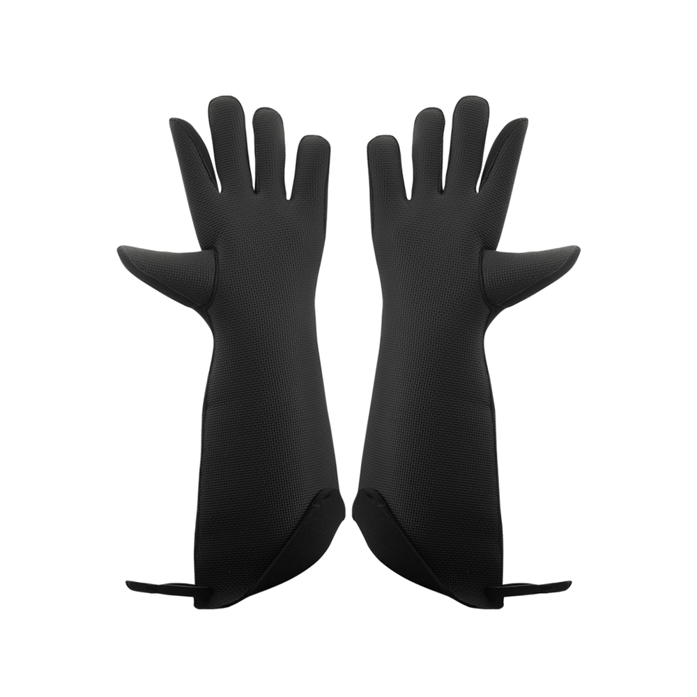 Browne Canada Foodservice Unclassified Pair Browne 5430502 KITCHEN GRIPS 5 Finger Glove 15 Inch 38cm FLXaPrene Black | Denson CFE