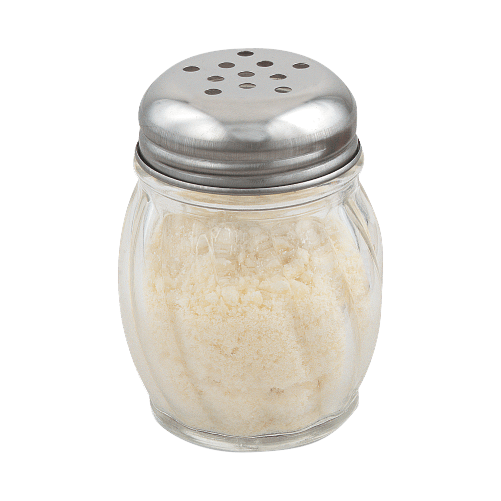 Browne Canada Foodservice Unclassified Set Browne 575227 Swirl Shaker 6oz 152ml Glass with Stainless Steel Top Set of 4 | Denson CFE