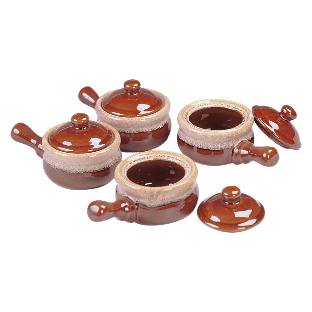 Browne Canada Foodservice Unclassified Set Browne 744047 Onion Dish with Cover 4 Piece Set | Denson CFE