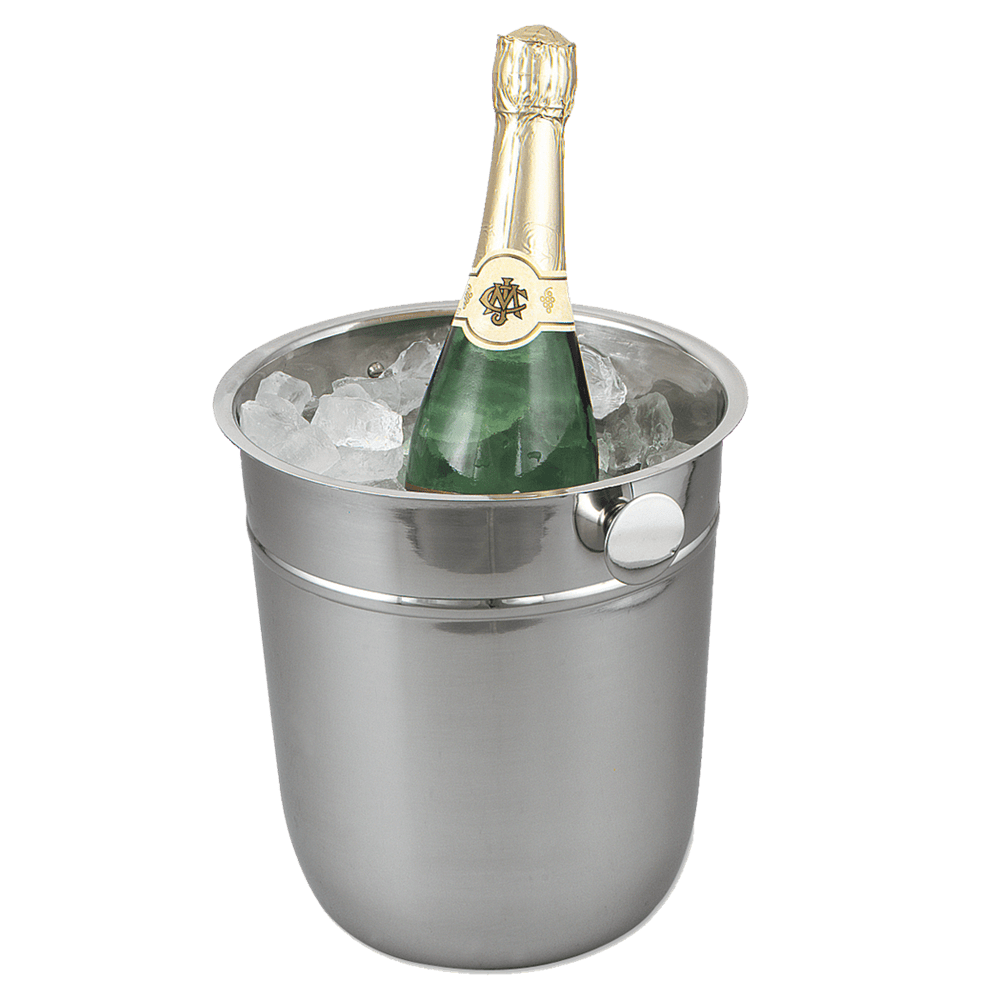 Browne Canada Foodservice Wine Service Each Browne 69501 Wine Bucket Stainless Steel 9.5 Inch Height | Denson CFE