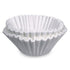 Bunn-O-Matic Food and Beverage Case Bunn 20115.6000 / 20115.0000 Commercial Coffee Paper Filters for 12-Cup Brewers - 9-3/4" x 4-1/4", White | Denson CFE