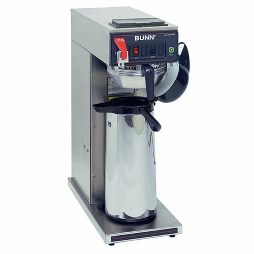 Bunn-O-Matic Unclassified Each Bunn 23001.6017 CWTF15 APS Airpot Brewer with Stainless Steel Funnel and Hot Water Faucet - 120V
