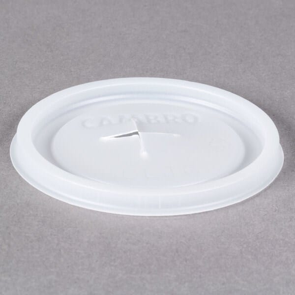 Cambro Consumables Case Cambro CLJ6190 Disposable CamLid - Translucent | Denson CFE