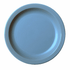 Cambro Dinnerware Each / Polycarbonate / Blue Cambro 65CWNR401 Camwear® 6 9/16" Plastic Plate, Slate Blue | Polycarbonate, Non-Porous Surface, Scratch Resistant | Denson CFE