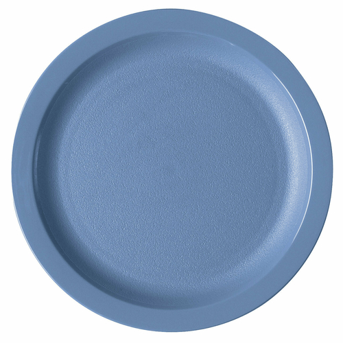 Cambro Dinnerware Each / Polycarbonate / Blue Cambro 725CWNR401 Camwear Narrow Rim Plate - 7-1/4 in, Slate Blue Polycarbonate | Denson CFE