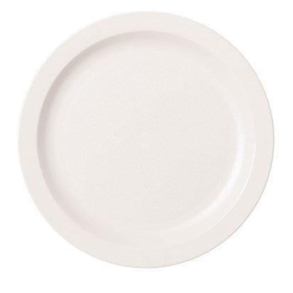 Cambro Dinnerware Each / Polycarbonate / White Cambro 9CWNR148 White 9 Inch Camwear Narrow Rim Polycarbonate Plate
