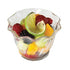 Cambro Dinnerware Each / Polycarbonate / White Cambro SRB5CW135 Clear 5 Ounce Camwear Polycarbonate Swirl Bowl