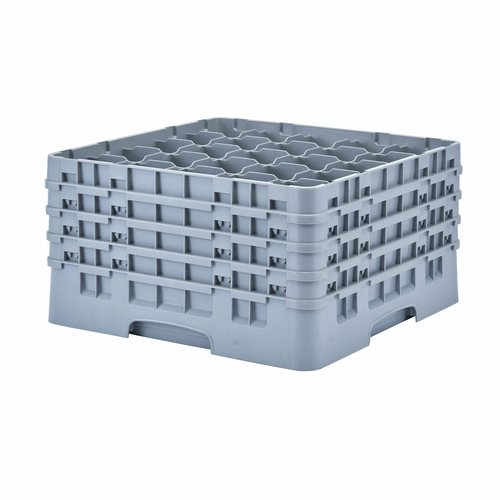 Cambro Dishwasher Rack Each / Gray Base Cambro 25S900119 Camrack Glass Rack with (25) Compartments & (4) Extenders – Sherwood Green | Denson CFE