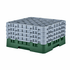 Cambro Dishwasher Rack Each / Sherwood Green Base Cambro 25S900119 Camrack Glass Rack with (25) Compartments & (4) Extenders – Sherwood Green | Denson CFE