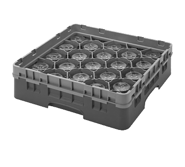 Cambro Dishwasher Rack Each / Soft Gray Cambro 20S318151 Camrack Glass Rack with Soft Gray Extender, Full Size, 20 Compartments | Denson CFE