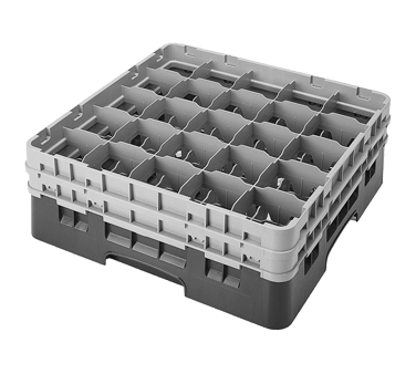 Cambro Dishwasher Rack Each / Soft Gray Cambro 20S434151 Camrack. Glass Rack, with 2 extenders, full size, 20 compartment