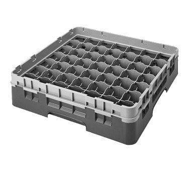 Cambro Dishwasher Rack Each / Soft Gray Cambro 49S318151 Camrack Glass Rack with 49 Compartments 1 Gray Extender Soft Gray | Denson CFE